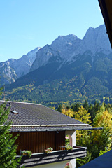 Blick vom Balkon